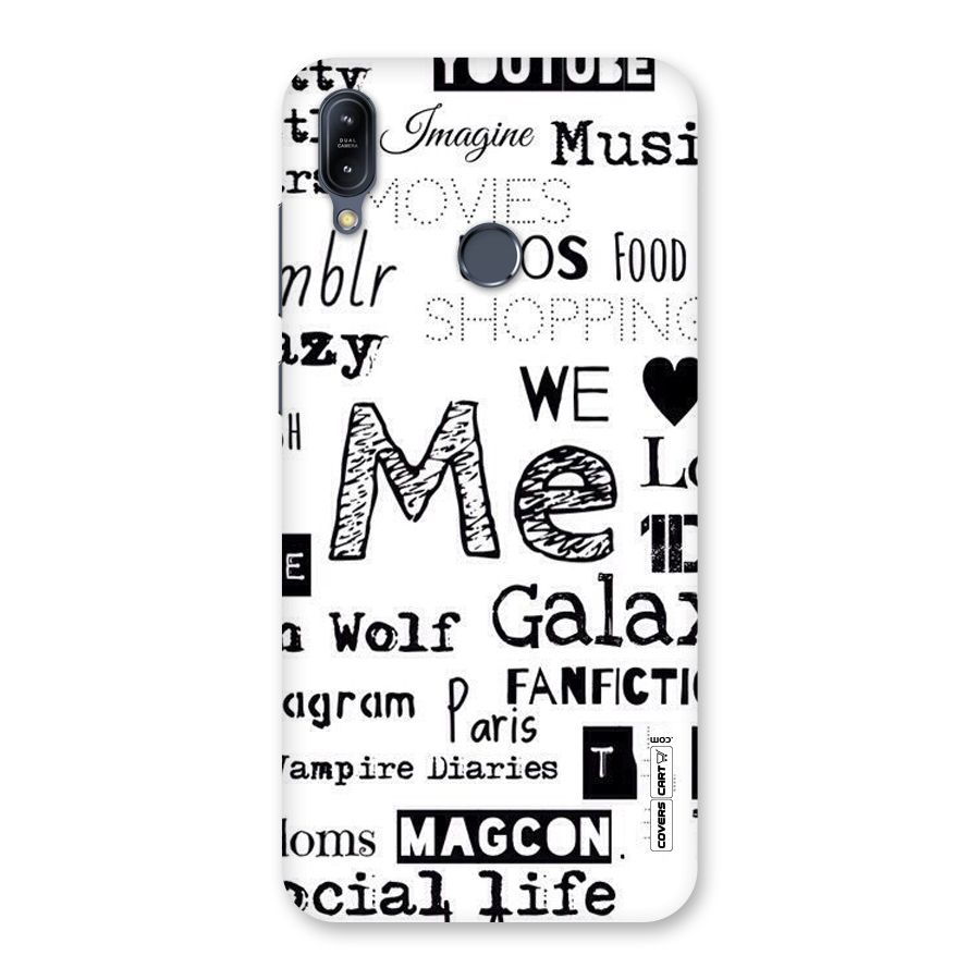Love Things Back Case for Zenfone Max M2