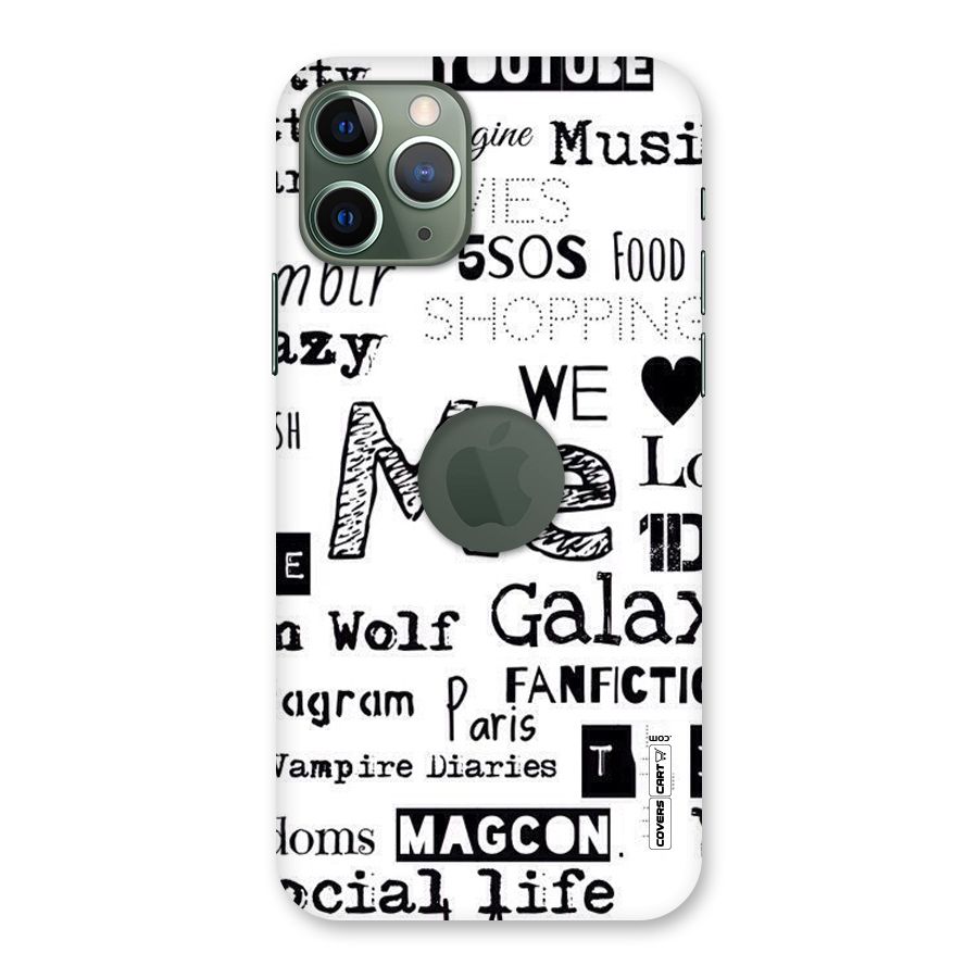 Love Things Back Case for iPhone 11 Pro Logo  Cut