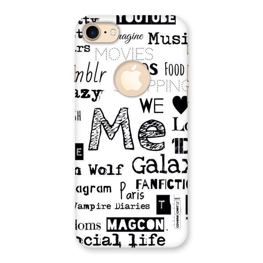 Love Things Back Case for iPhone 7 Logo Cut