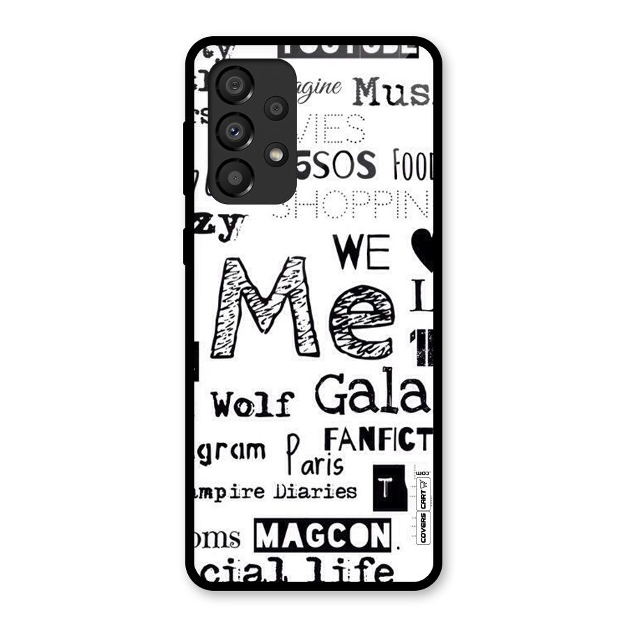 Love Things Glass Back Case for Galaxy A33 5G