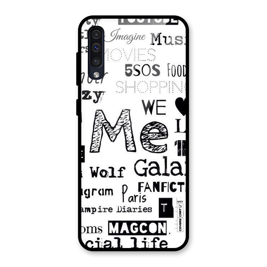 Love Things Glass Back Case for Galaxy A50