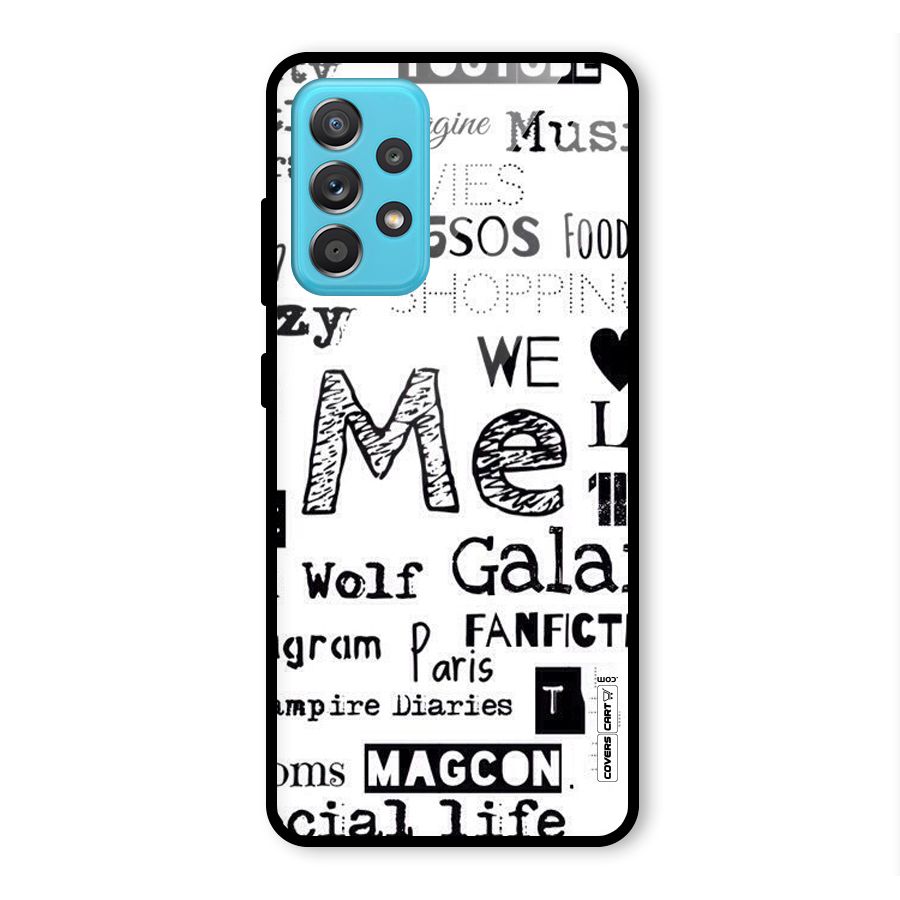 Love Things Glass Back Case for Galaxy A52