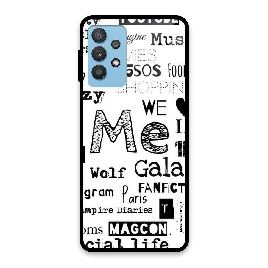 Love Things Glass Back Case for Galaxy M32 5G