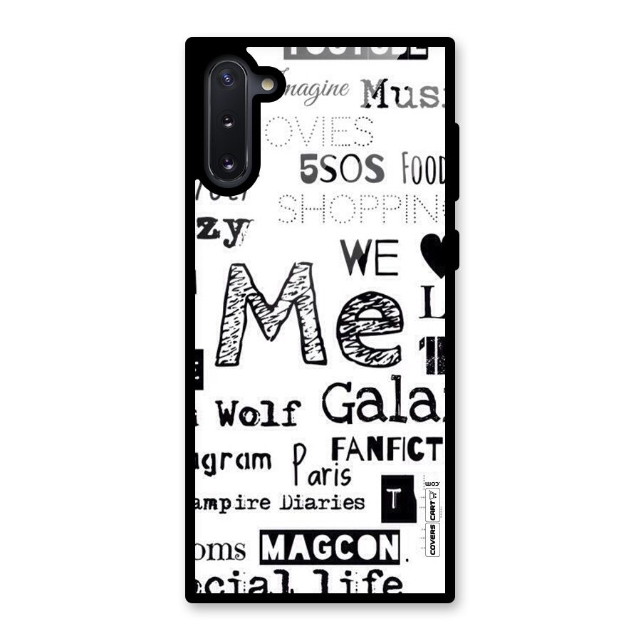 Love Things Glass Back Case for Galaxy Note 10