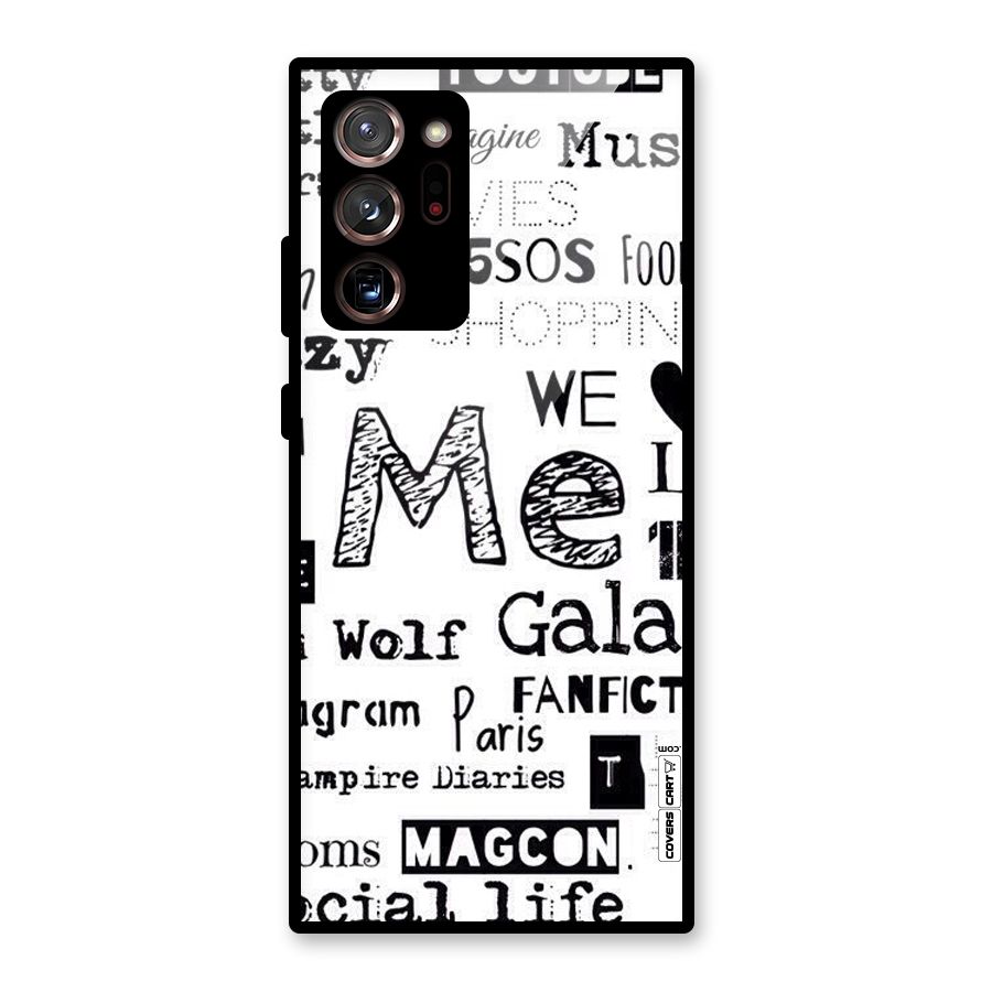 Love Things Glass Back Case for Galaxy Note 20 Ultra 5G