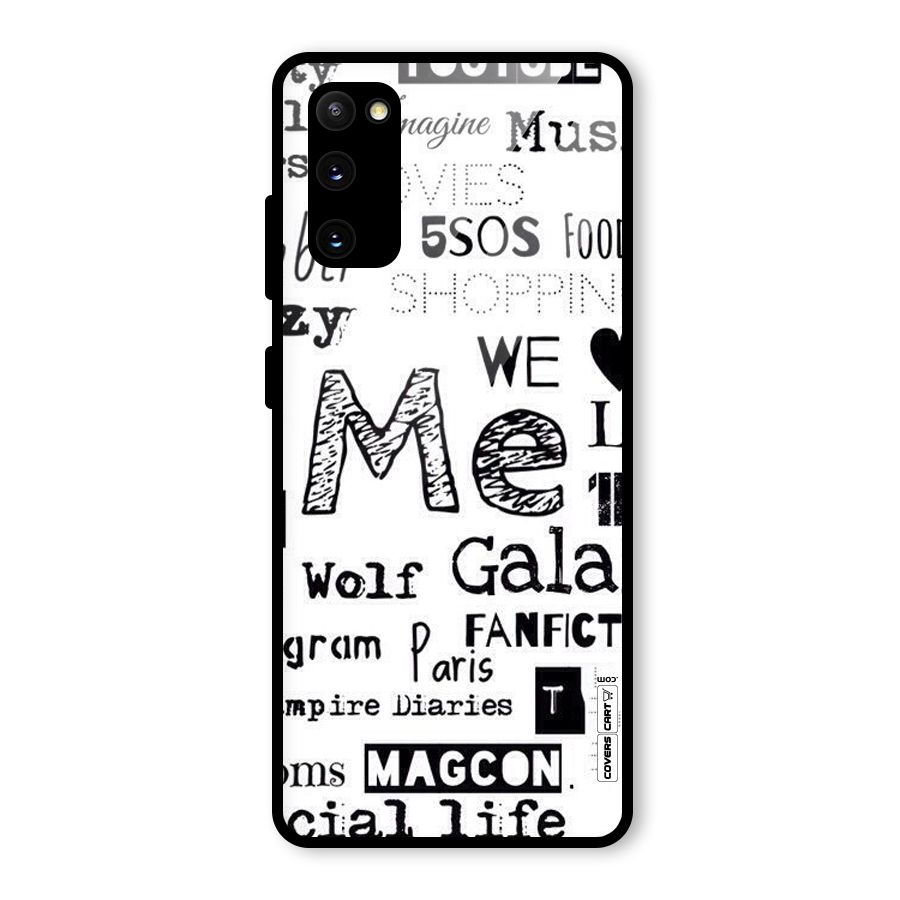 Love Things Glass Back Case for Galaxy S20 FE