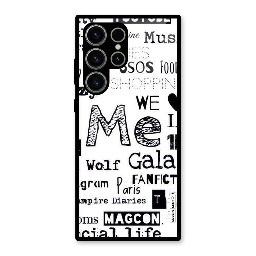 Love Things Glass Back Case for Galaxy S23 Ultra
