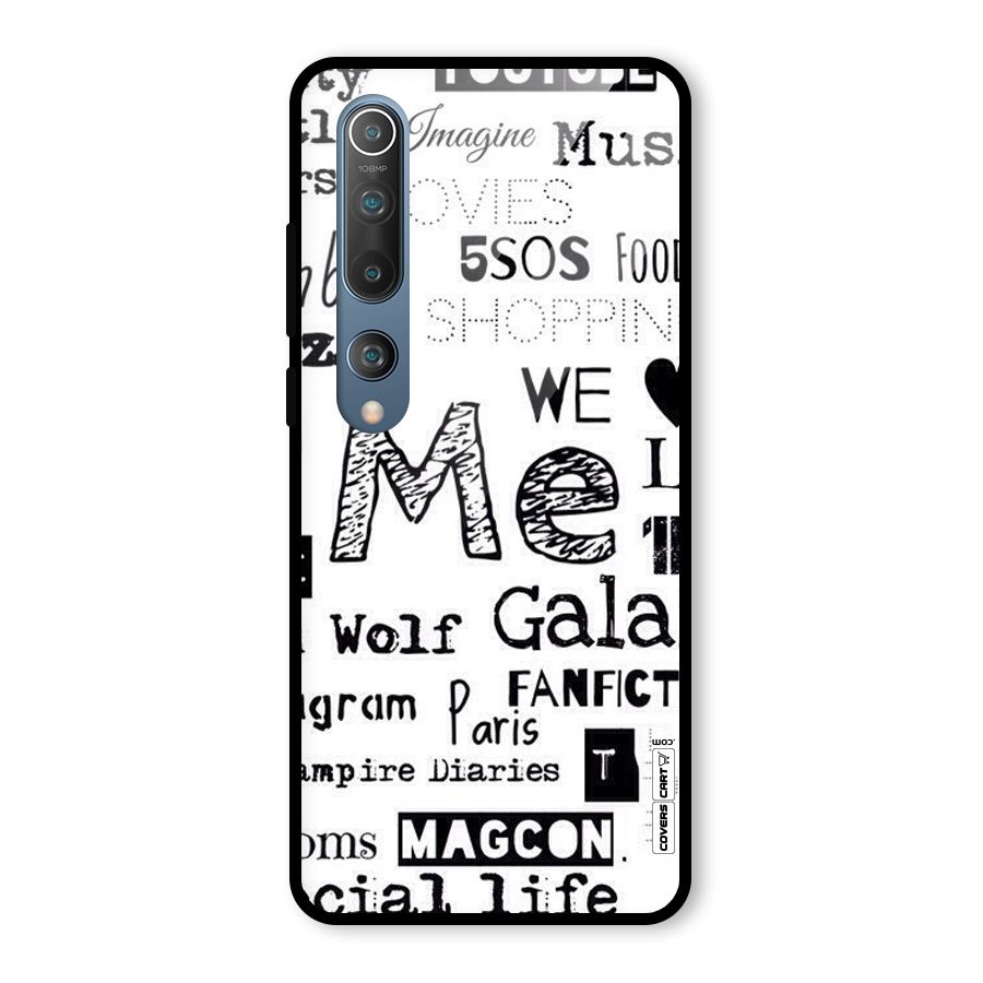 Love Things Glass Back Case for Mi 10