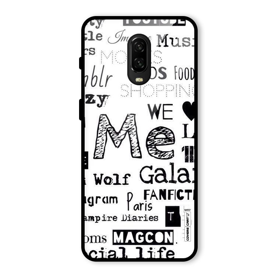 Love Things Glass Back Case for OnePlus 6T
