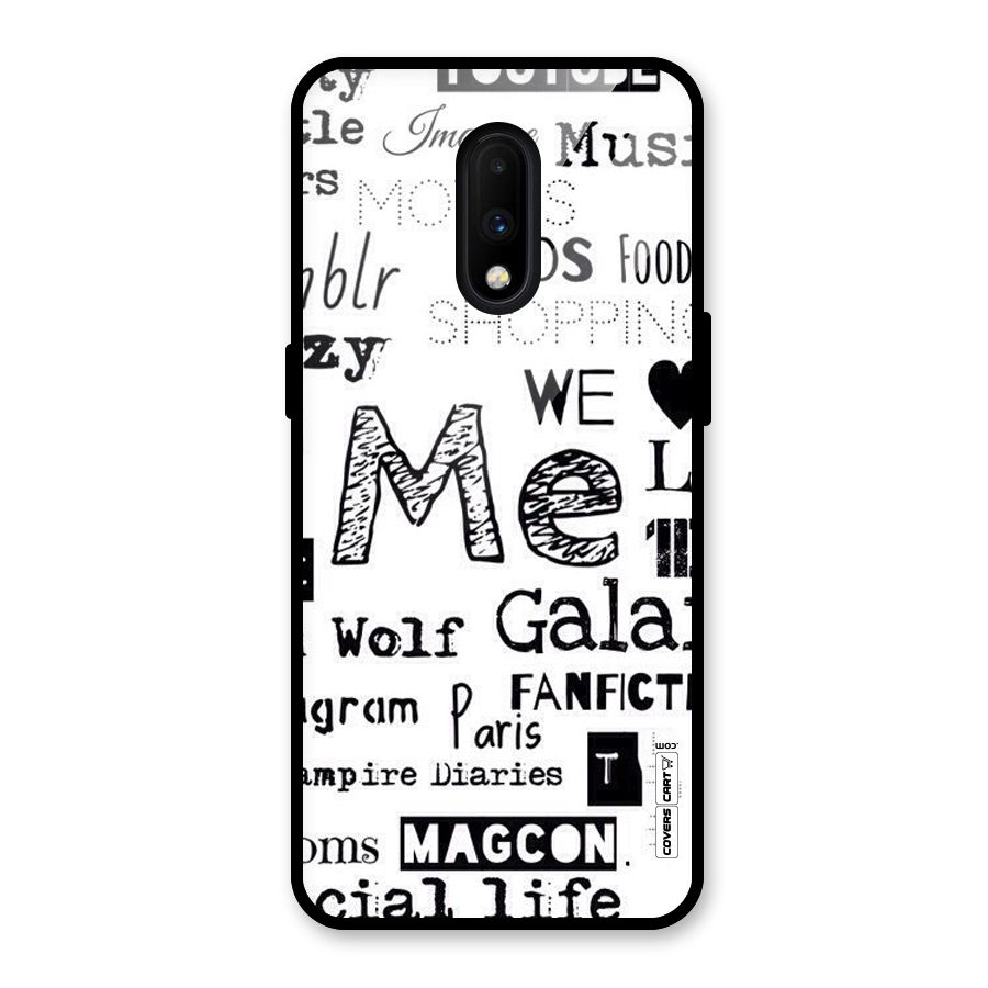 Love Things Glass Back Case for OnePlus 7