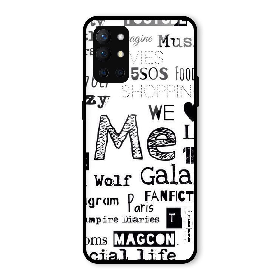 Love Things Glass Back Case for OnePlus 9R