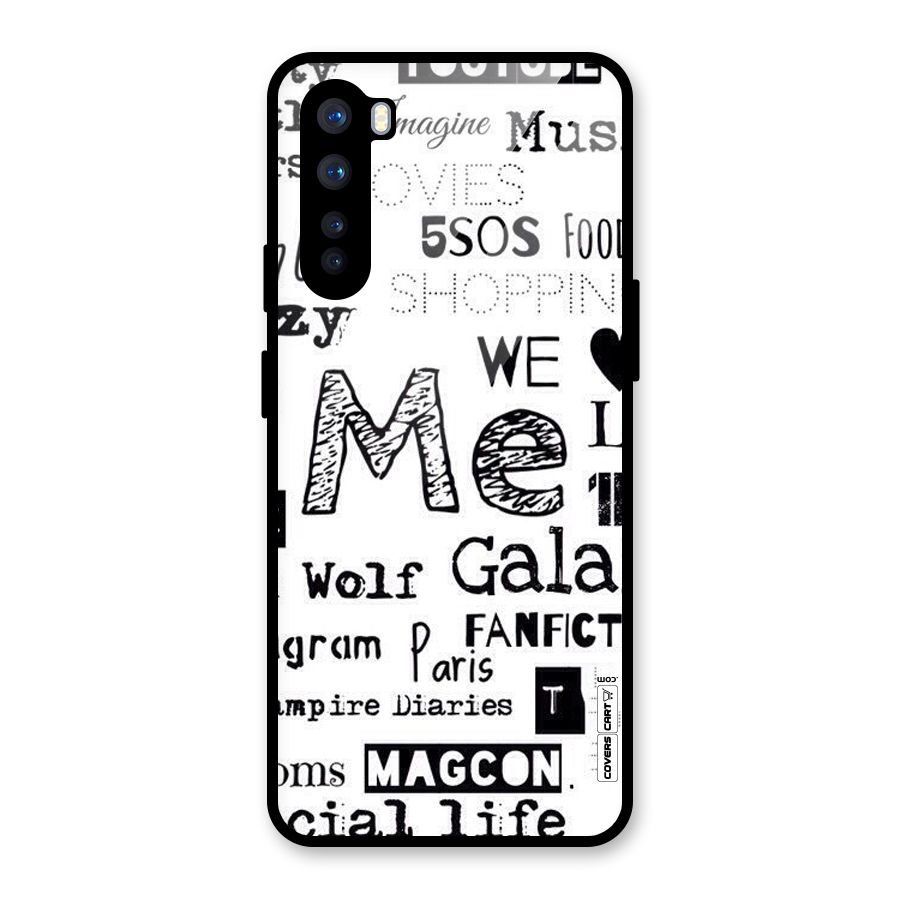 Love Things Glass Back Case for OnePlus Nord
