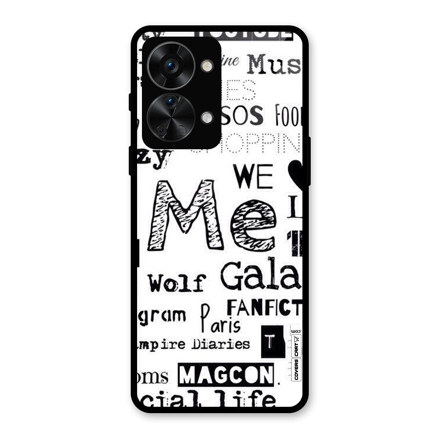 Love Things Glass Back Case for OnePlus Nord 2T