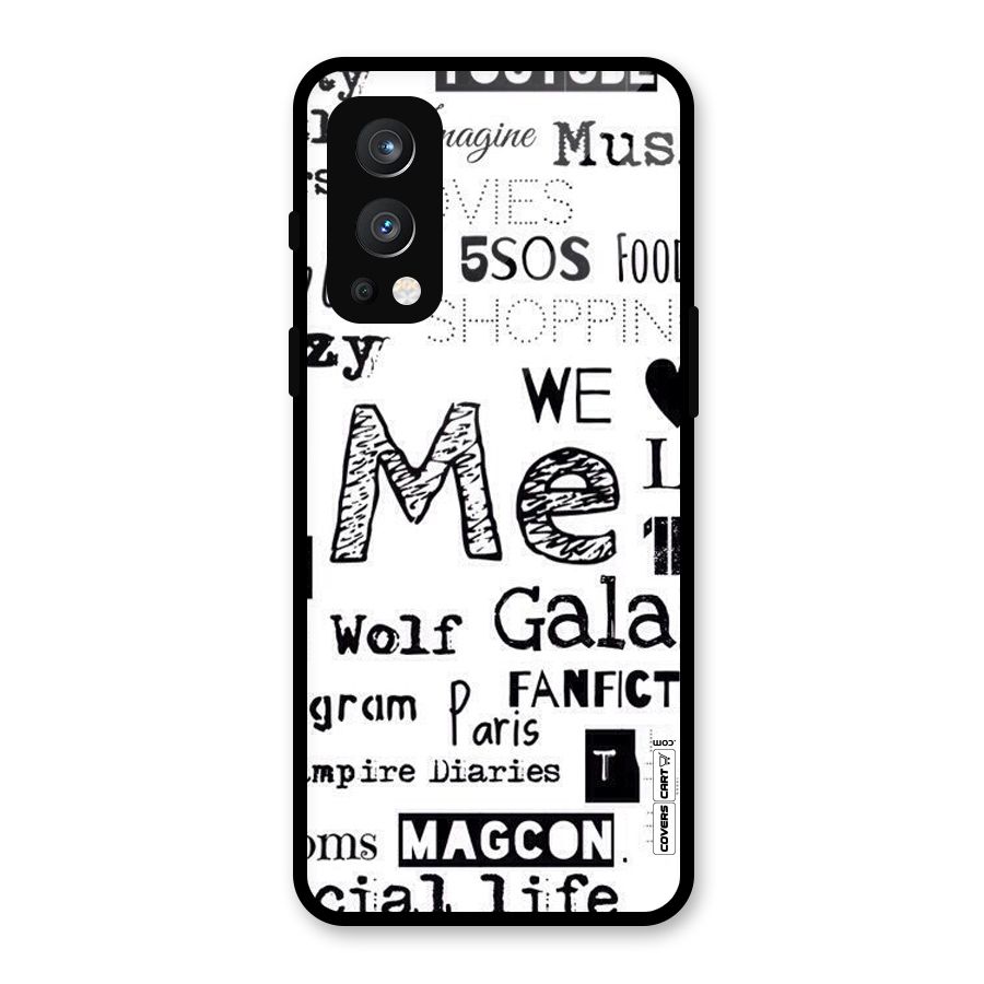 Love Things Glass Back Case for OnePlus Nord 2 5G