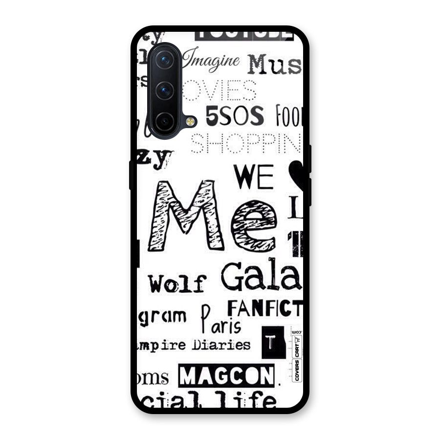 Love Things Glass Back Case for OnePlus Nord CE 5G