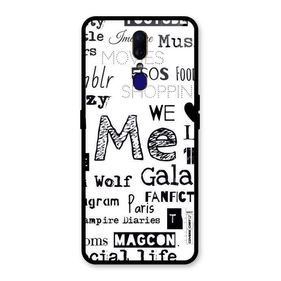 Love Things Glass Back Case for Oppo F11