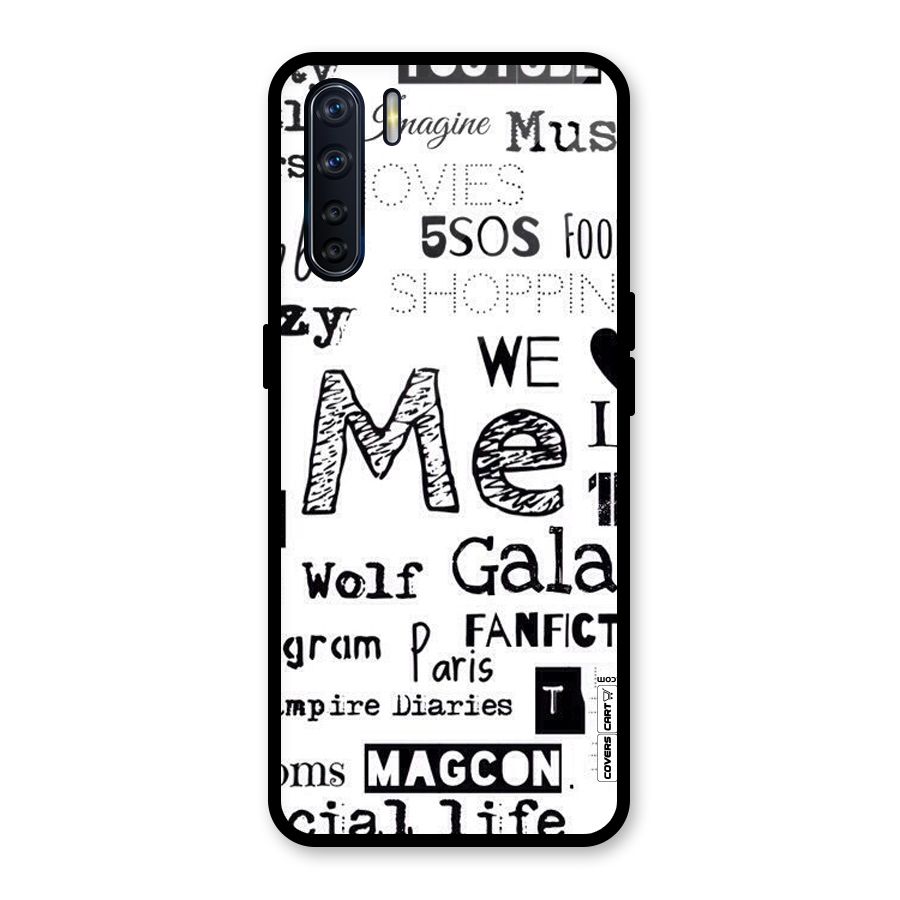 Love Things Glass Back Case for Oppo F15