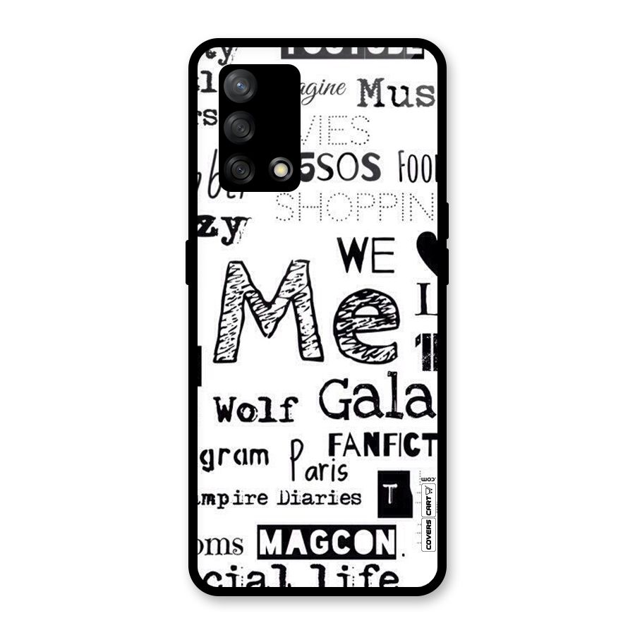 Love Things Glass Back Case for Oppo F19