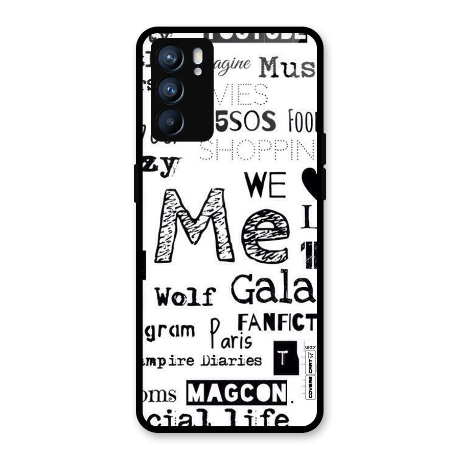 Love Things Glass Back Case for Oppo Reno6 5G