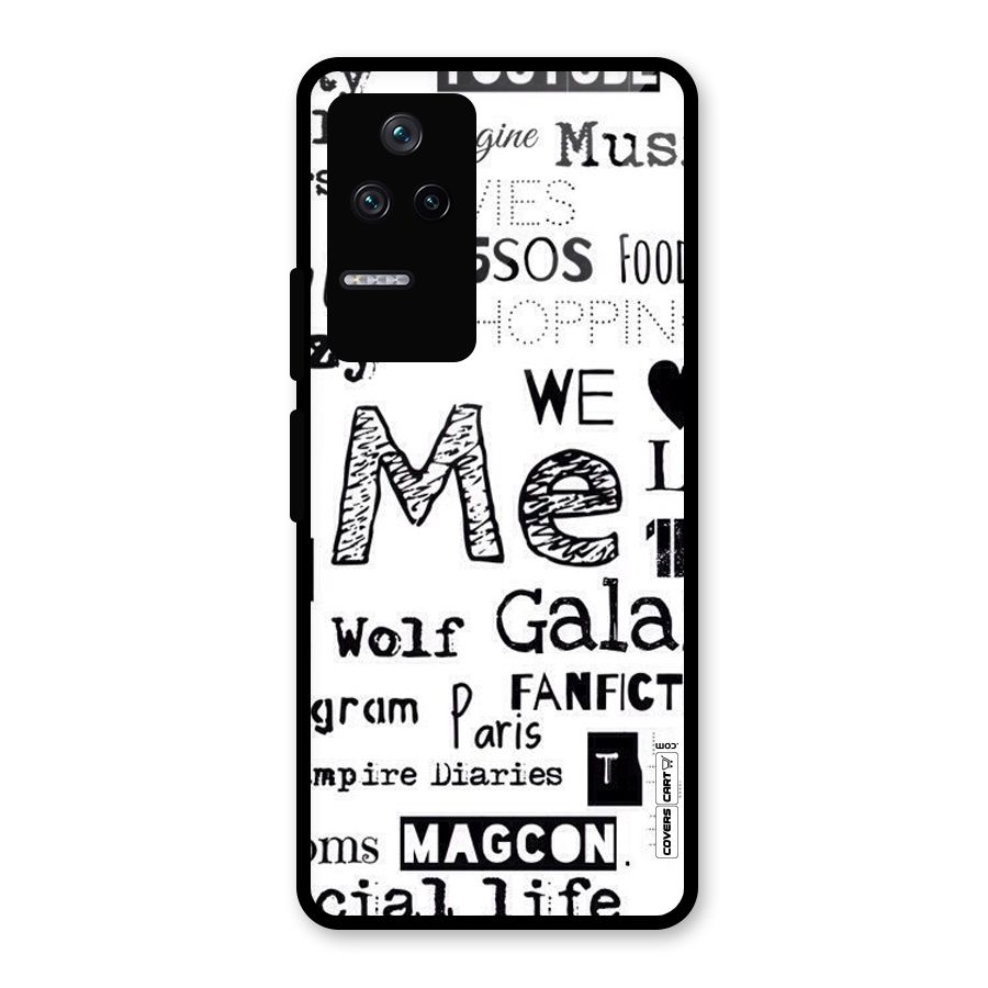 Love Things Glass Back Case for Poco F4 5G