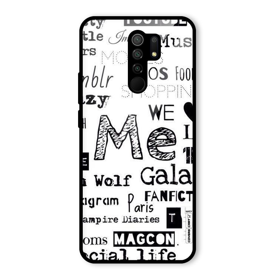 Love Things Glass Back Case for Poco M2