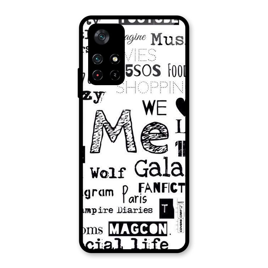 Love Things Glass Back Case for Poco M4 Pro 5G