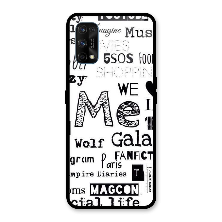 Love Things Glass Back Case for Realme 7 Pro