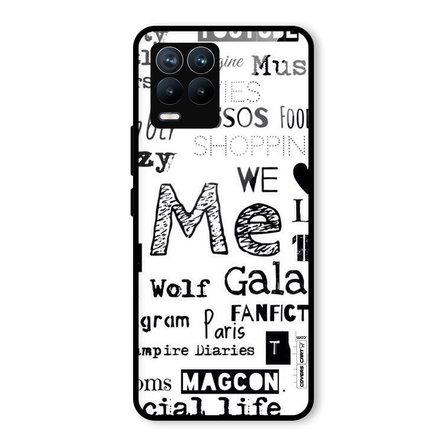 Love Things Glass Back Case for Realme 8