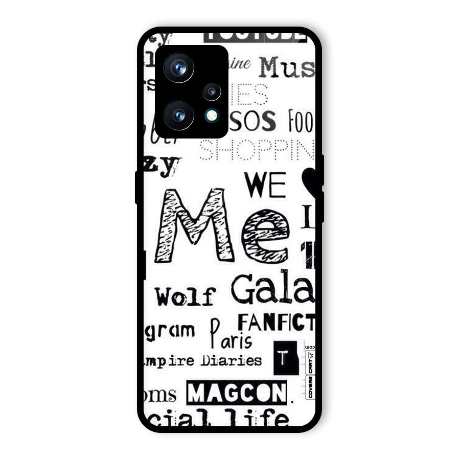 Love Things Glass Back Case for Realme 9 Pro Plus 5G