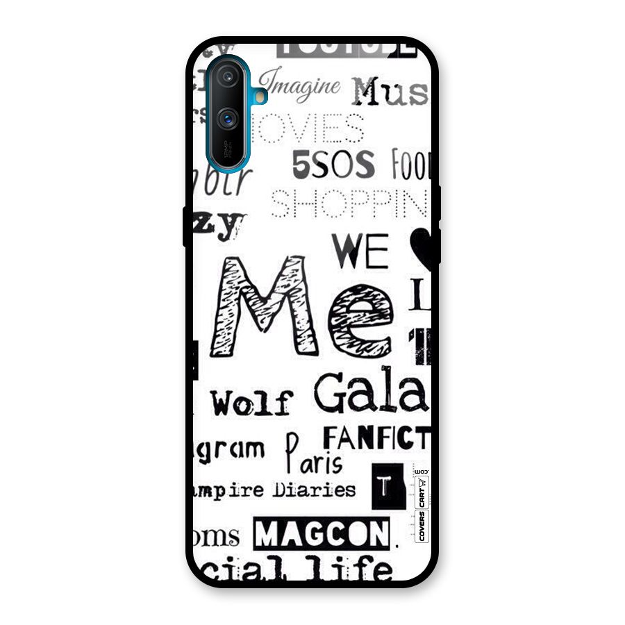 Love Things Glass Back Case for Realme C3