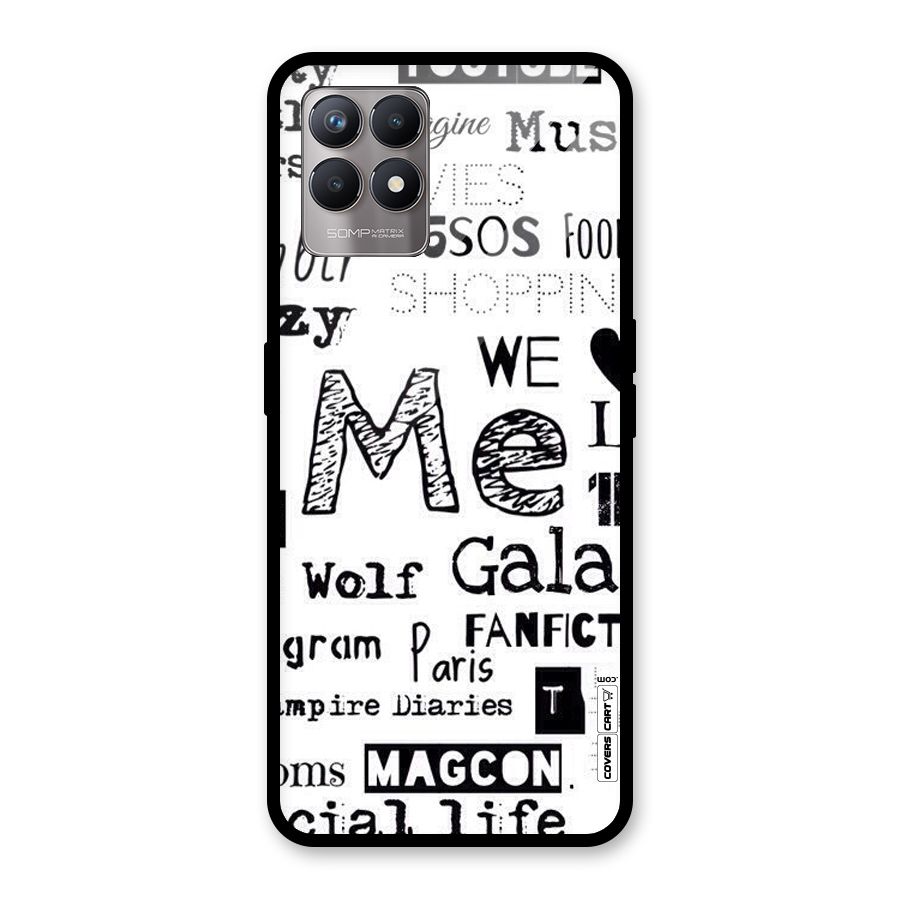 Love Things Glass Back Case for Realme Narzo 50