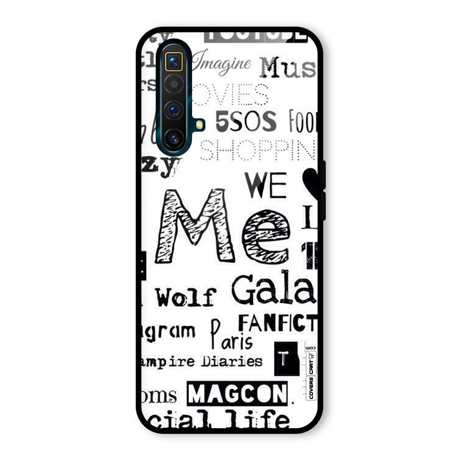 Love Things Glass Back Case for Realme X3 SuperZoom
