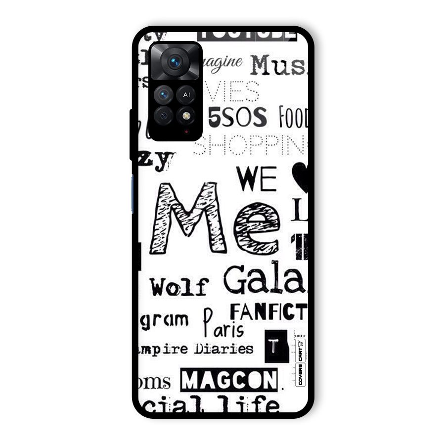 Love Things Glass Back Case for Redmi Note 11 Pro Plus 5G