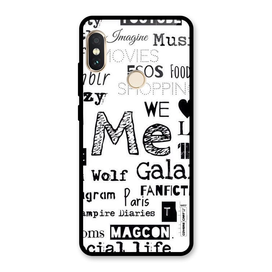 Love Things Glass Back Case for Redmi Note 5 Pro