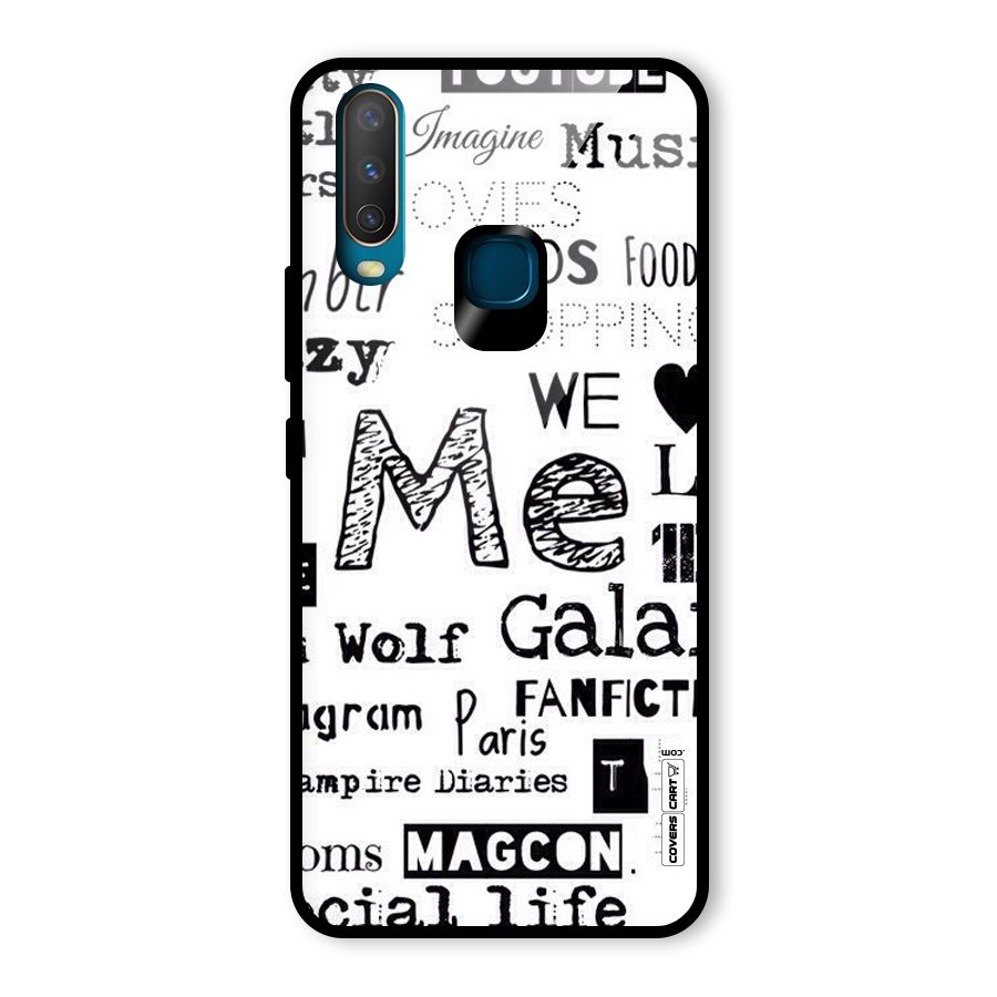 Love Things Glass Back Case for Vivo U10