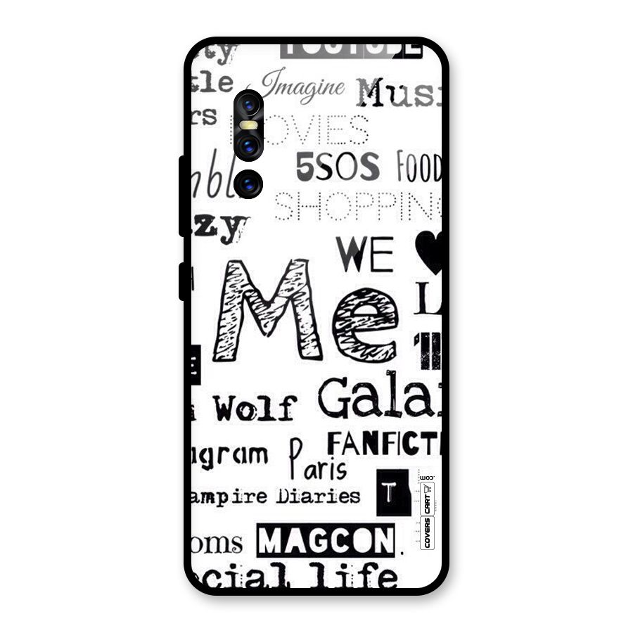 Love Things Glass Back Case for Vivo V15 Pro