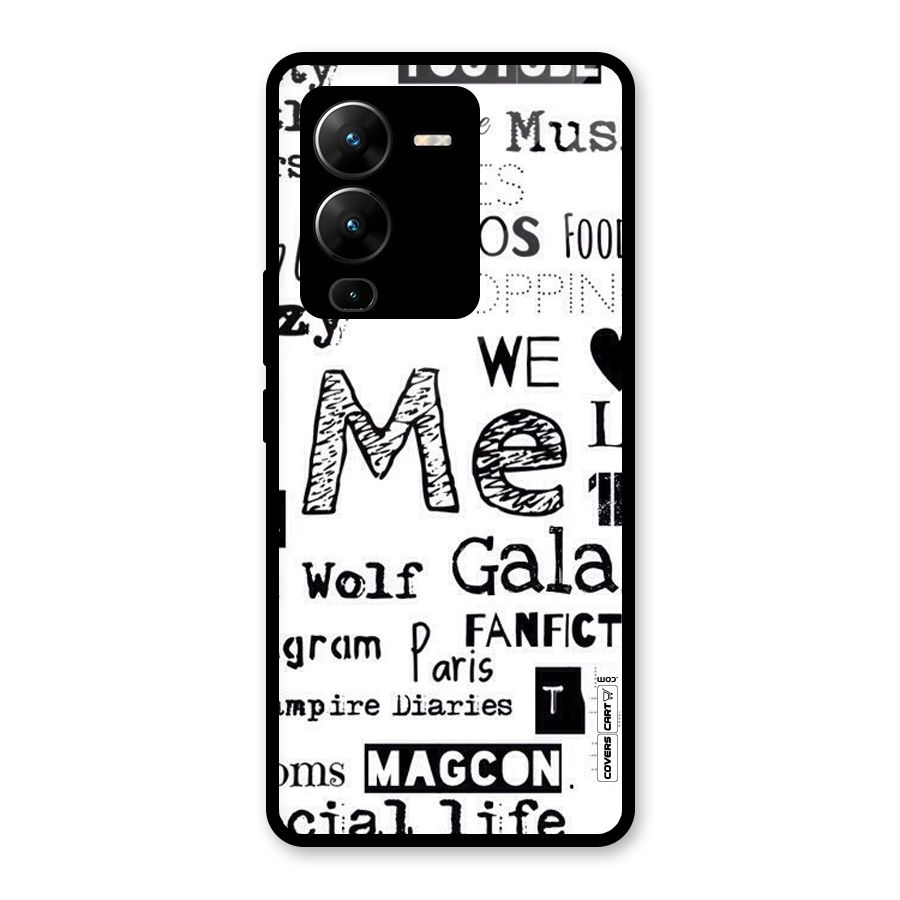 Love Things Glass Back Case for Vivo V25 Pro