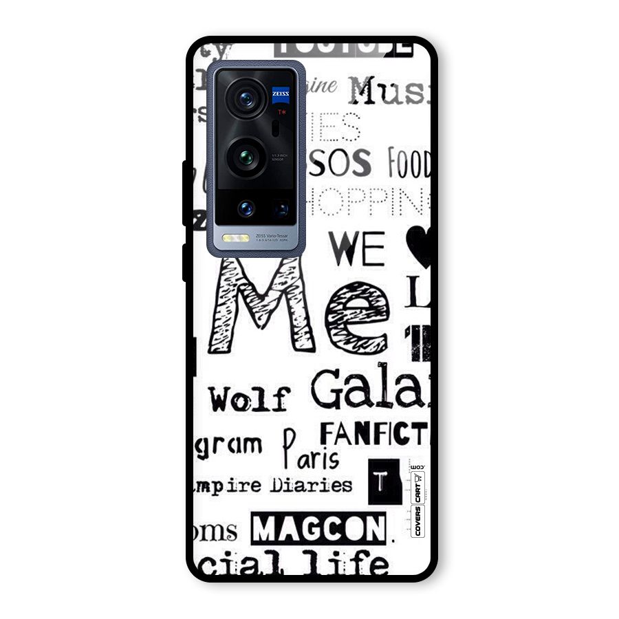 Love Things Glass Back Case for Vivo X60 Pro Plus