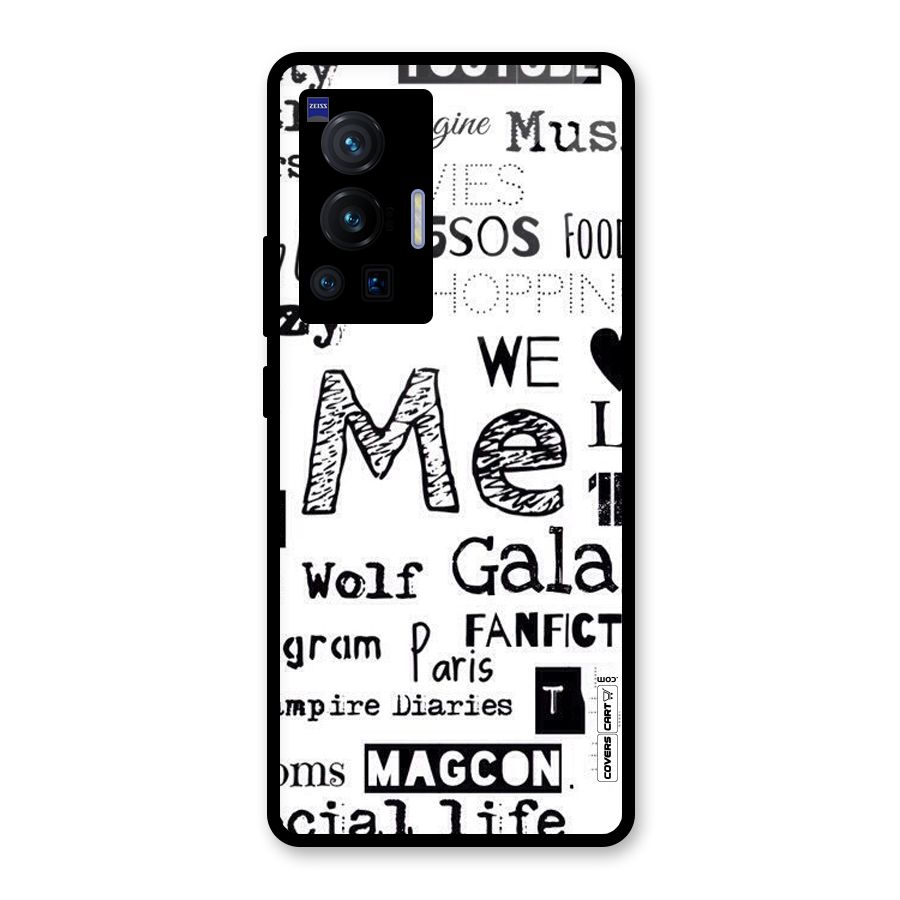 Love Things Glass Back Case for Vivo X70 Pro