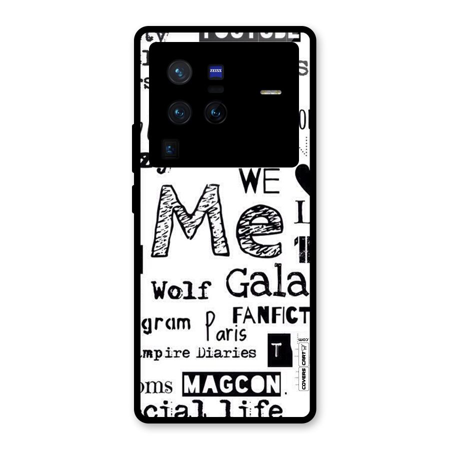 Love Things Glass Back Case for Vivo X80 Pro