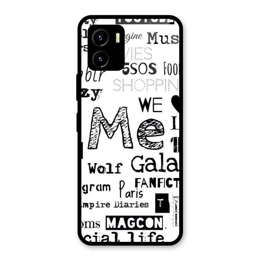 Love Things Glass Back Case for Vivo Y15s