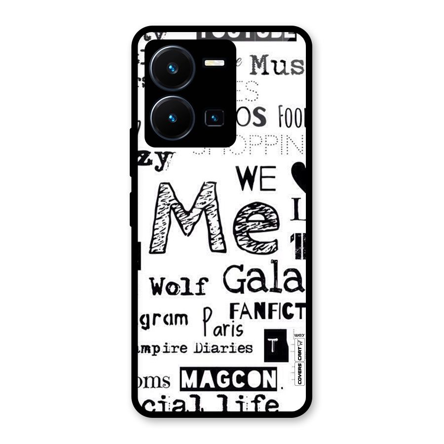 Love Things Glass Back Case for Vivo Y35