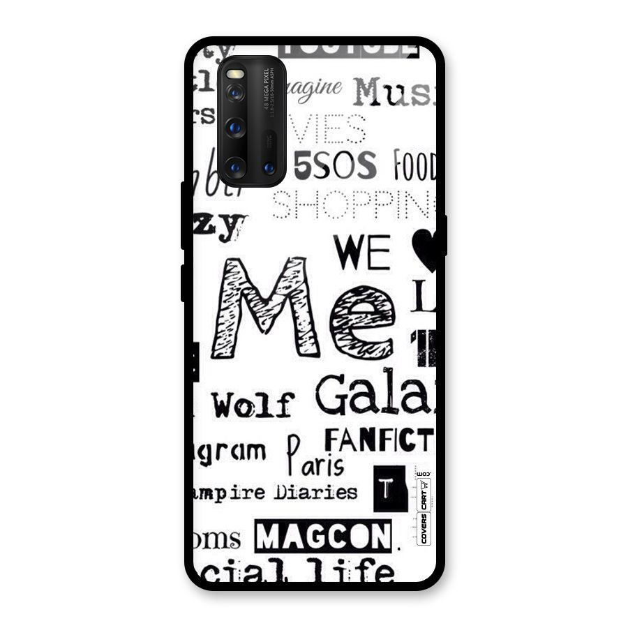 Love Things Glass Back Case for Vivo iQOO 3