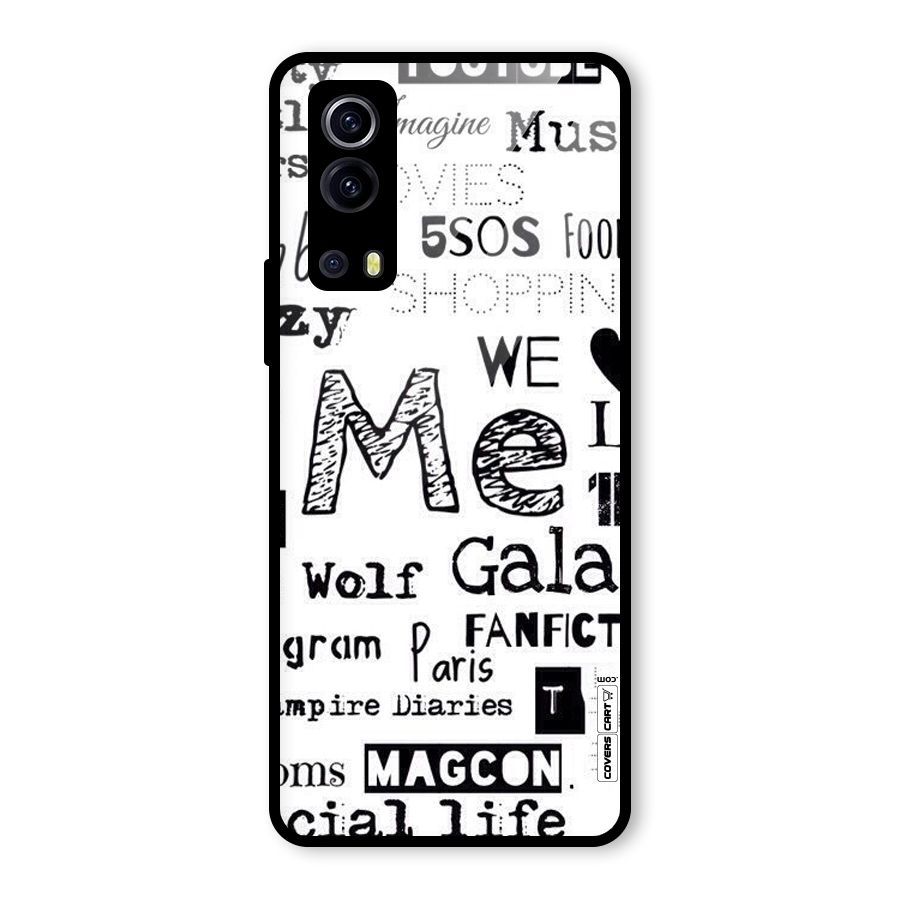 Love Things Glass Back Case for Vivo iQOO Z3