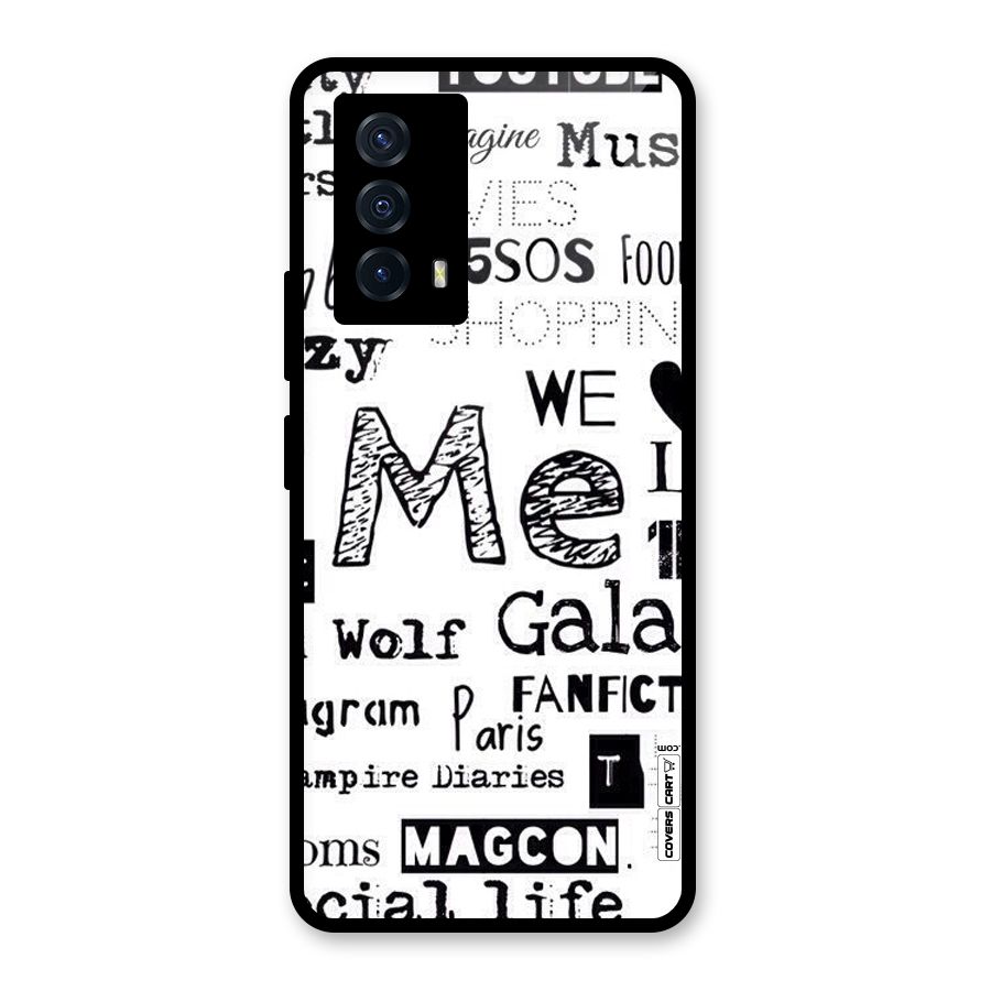Love Things Glass Back Case for Vivo iQOO Z5