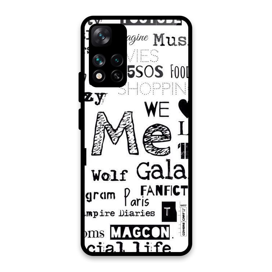 Love Things Glass Back Case for Xiaomi 11i HyperCharge 5G