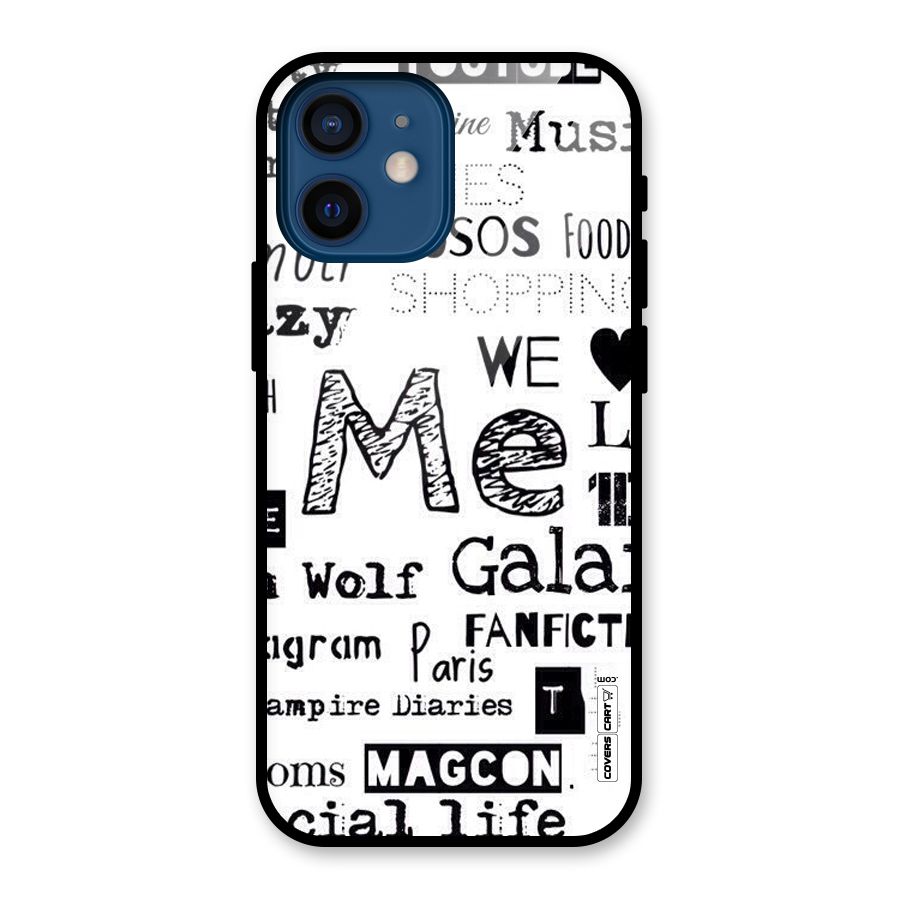 Love Things Glass Back Case for iPhone 12 Mini