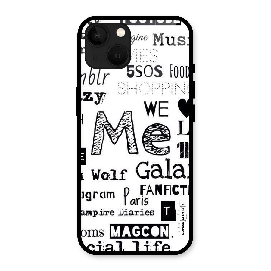 Love Things Glass Back Case for iPhone 13
