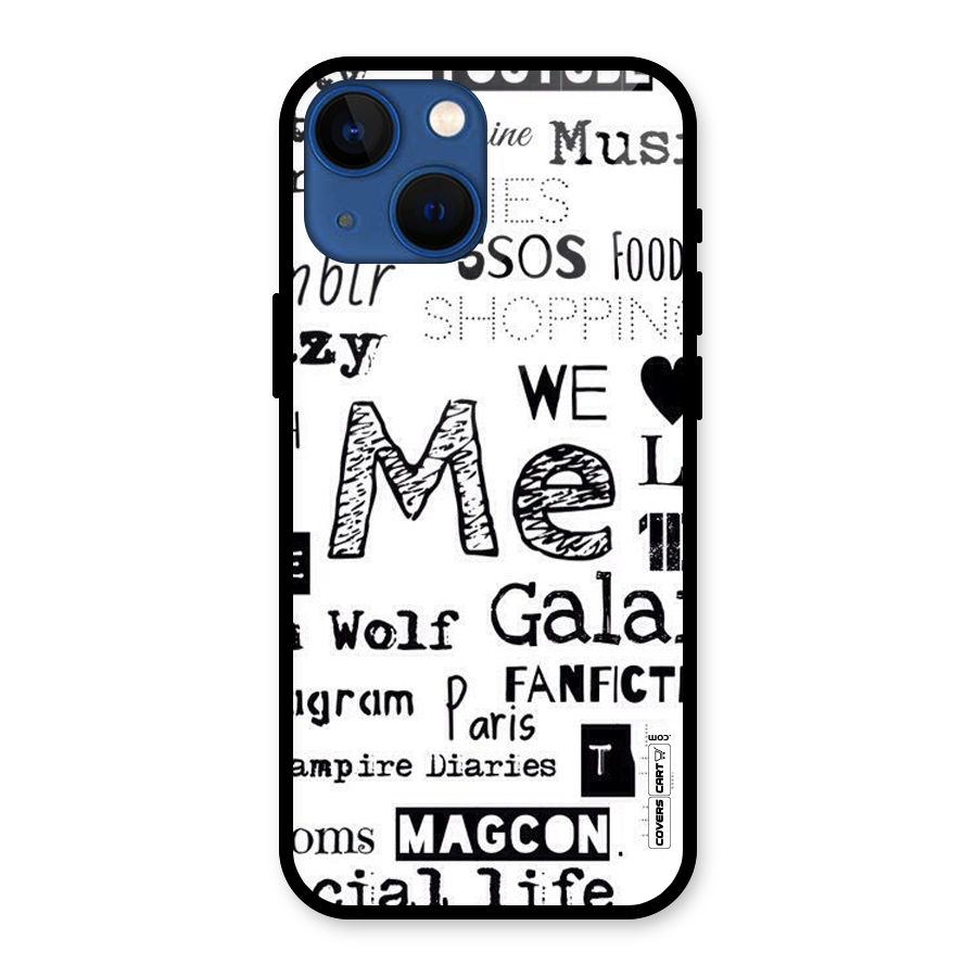 Love Things Glass Back Case for iPhone 13 Mini