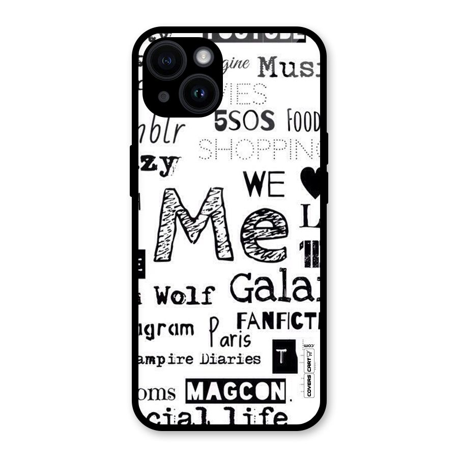 Love Things Glass Back Case for iPhone 14